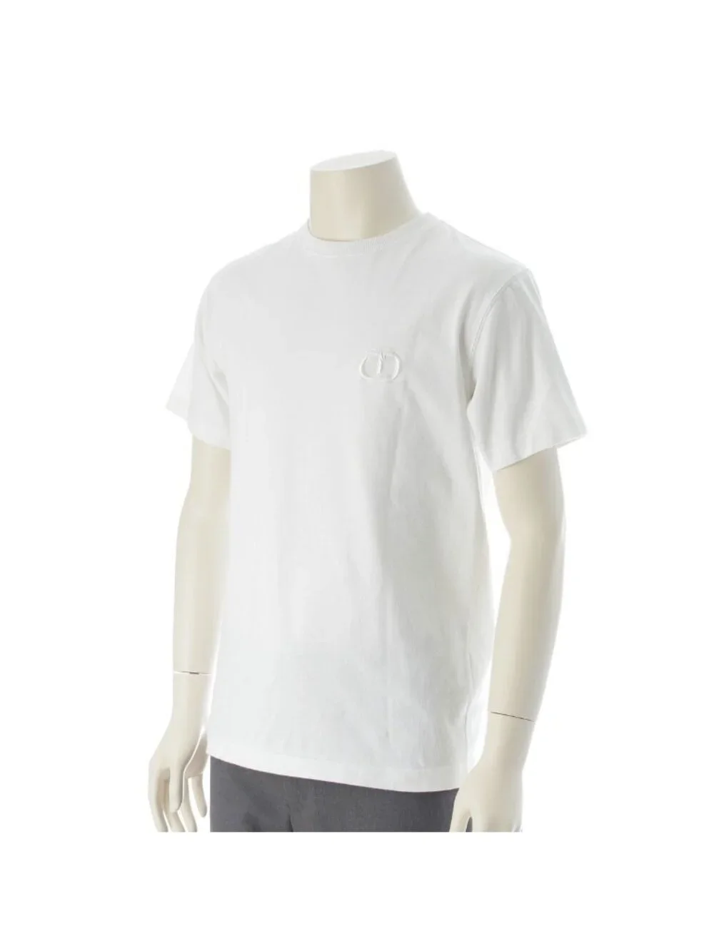 Dior CD Icon Cotton Regular Fit T-Shirt Jersey Short Sleeve Top White XS - Picture 2 of 10